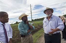A farmer describes the loss of his crops, Sept 13, 2016