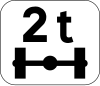 Axle weight