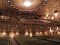 Interior view of the theatre, viewed from the stage