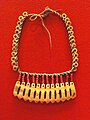 Necklace: sperm whale teeth, glass beads, spondylus disks, plant fiber, Marshall Islands, 1891 (Staatlichen Museums für Völkerkunde München)