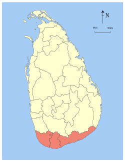 Location within Sri Lanka