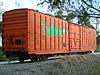 Former Tropicana refrigerated box car