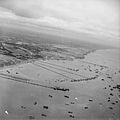 Mulberry artificial harbour in Normandy, September 1944