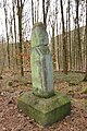 54675 Utscheid; 54636 Baustert; Stone from the time of the cultural struggle around 1870. Secret meetings were held here (near Bitburg, Eifel, West Germany).