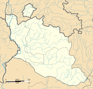 加尔加在沃克吕兹省的位置