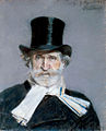 Image 25The iconic Portrait of Giuseppe Verdi (1886) by Giovanni Boldini (from Romantic music)