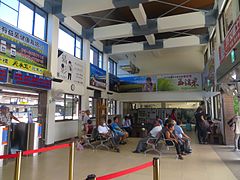 2016年扩建后的玉里车站候车室内