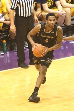 Vic Law, undrafted 2019 for the 2016–17 Northwestern Wildcats men's basketball team