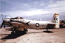 An A-1J Skyraider of VA-165 in 1966.