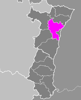Location within the former region Alsace