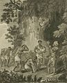 Chatoyer the Chief of the Black Charaibes in St. Vincent with his five Wives. Engraving by Charles Grignion published 1796 after original art by Agosto Brunias.[29]