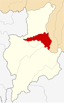 Location of Vargas Guerra in the Ucayali Province