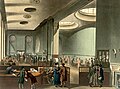 Image 6The subscription room at Lloyd's of London in the early 19th century (from Capitalism)