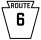 Pennsylvania Route 6 marker