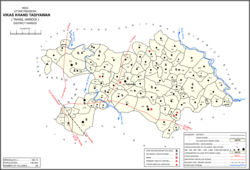 Map showing Pura Bahadur (#138) in Tadiyawan CD block