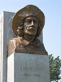 The Sieur de Laviolette, founder of Trois-Rivières. The Laviolette Bridge is his namesake.