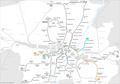 Linienplan Stammstrecke 3 (U4/U5) 2008