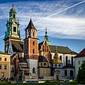 Exterior of the Wawel Cathedral, the place where Anne and her relatives were buried.