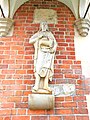 Architectural detail - statues of Saint John the Baptist
