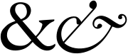 The modern ampersand is virtually identical to that of the Carolingian minuscule. The italic ampersand, to the right, is originally a later et-ligature