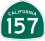 State Route 157 marker