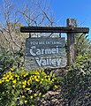 Carmel Valley Sign