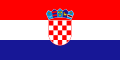 Horizontal flag of Croatia (use this as a base for the vertical flag)