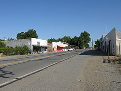 The small business district in Gerber