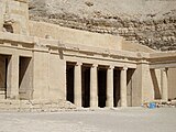 Facade and portico of a building