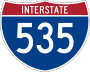 Interstate 535 marker