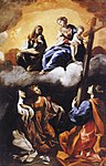 《圣母和圣婴与圣安娜、锡耶纳的加大利纳、亚历山大的圣加大肋纳和海伦娜》，约1630年，今藏于斯波莱托圣多明我堂（意大利语：Chiesa di San Domenico (Spoleto)）