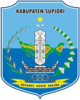 Coat of arms of Supiori Regency