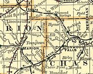 1893年铁路地图