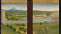 Detail from the Pérussis Altarpiece showing the Saint-Bénézet Bridge with the Tour Philippe-le-Bel on the left, 1480