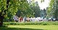 Camp of the Örtze knight's tournament in the Örtze Park