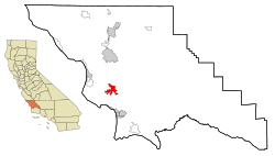 圣路易斯-奥比斯波市在圣路易斯-奥比斯波县内的位置