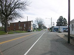 Looking south on Main Street (Ohio State Route 41) in Sinking Spring