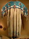Sioux dress with fully beaded yoke.