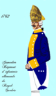 Grenadier of régiment Royal-Suédois, 1762 to 1776