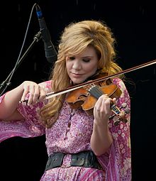Alison Krauss of Union Station band performing in 2011
