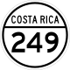 National Secondary Route 249 shield}}