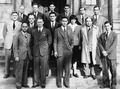 Image 60Some of the Chicago Pile Team, including Enrico Fermi and Leó Szilárd (from Nuclear reactor)