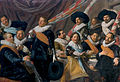 The Banquet of the Officers of the St George Militia Company in 1627, by Frans Hals