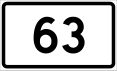 County Road 63 shield