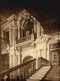 Schlüter's Staircase, built from 1699 (pictured in 1889)