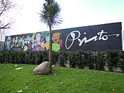 Graffiti in Campolongo dedicated to Xoán Manuel Pintos