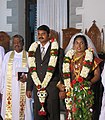 A Christian wedding in Madurai, Tamil Nadu. Christianity is believed to have been introduced to India by the late 2nd century by Syriac-speaking Christians.