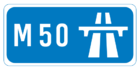 M50 motorway shield}}