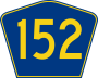 Highway 152 marker