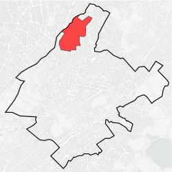 Patisia in Athens Municipality